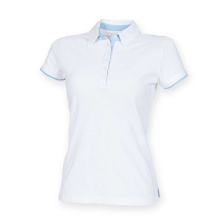 Front Row LADIES CONTRAST POLO SHIRT