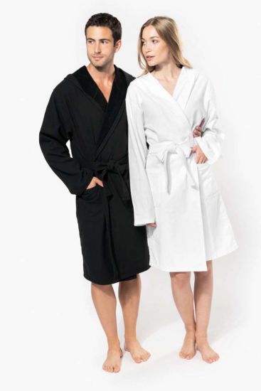 Kariban ORGANIC HOODED BATHROBE