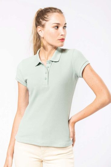 Kariban LADIES ORGANIC PIQU SHORT-SLEEVED POLO SHIRT