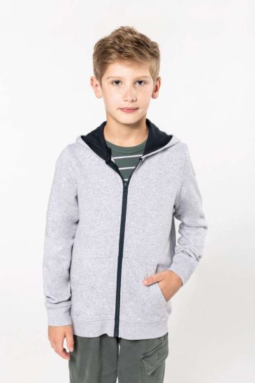 Kariban KIDS’ FULL ZIP HOODED SWEATSHIRT