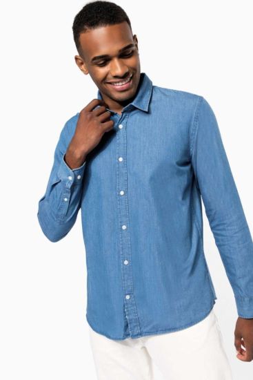 Kariban MENS DENIM SHIRT