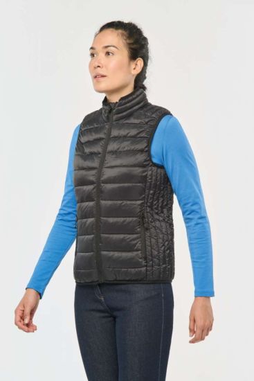 Kariban LADIES’ LIGHTWEIGHT SLEEVELESS FAKE DOWN JACKET