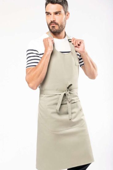 Kariban APRON WITH POCKET IN ORGANIC COTTON