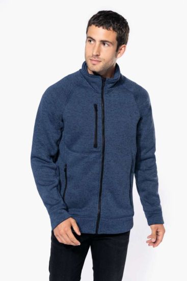 Kariban MEN’S FULL ZIP HEATHER JACKET