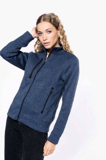 Kariban LADIES’ FULL ZIP HEATHER JACKET