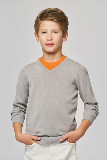 Kariban KIDS’ V-NECK JUMPER