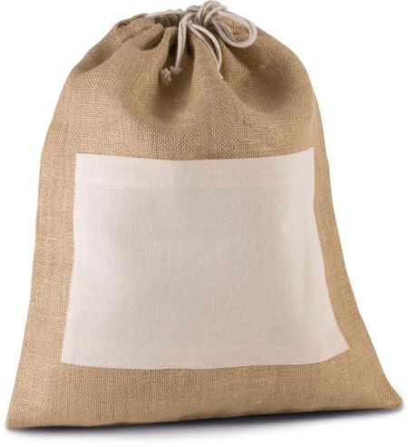 Kimood JUTE DRAWSTING BAG