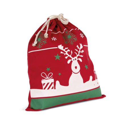 Kimood DRAWSTRING BAG WITH CHRISTMAS PATTERNS