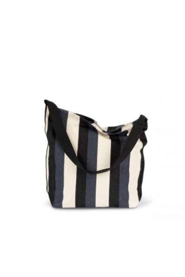 Kimood RECYCLED SHOULDER BAG - STRIPED PATTERN