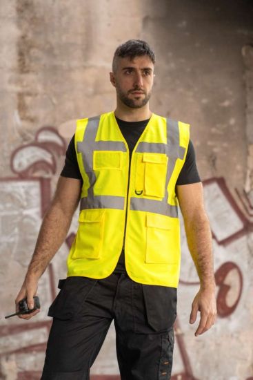 Korntex COMFORT EXECUTIVE SAFETY VEST "HAMBURG" - MULTIFUNCTIONAL WITH POCKETS