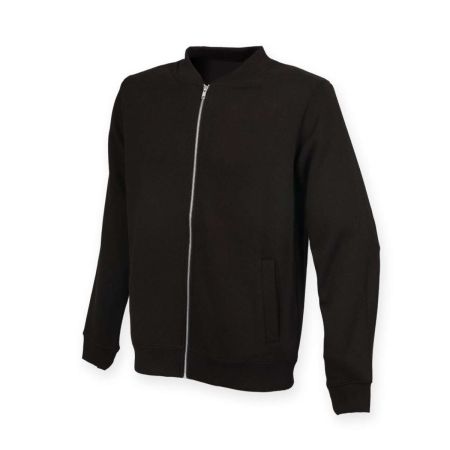 Skinnifit UNISEX BOMBER FULL ZIP SWEAT