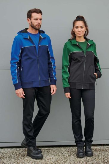 Designed To Work UNISEX 3-LAYER TWO-TONE BIONIC SOFTSHELL JACKET