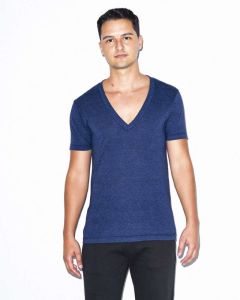  American Apparel UNISEX TRI-BLEND S/S MLY V-NYAK PL