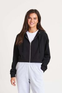  Just Hoods WOMEN'S FASHION CROPPED ZOODIE