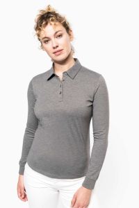  Kariban LADIES' LONG SLEEVE JERSEY POLO SHIRT