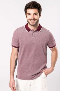  Kariban MEN'S TWO-TONE MARL POLO SHIRT