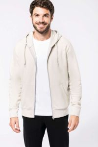  Kariban MEN'S ECO-FRIENDLY HOODED SWEATSHIRT WITH ZIP FASTENING