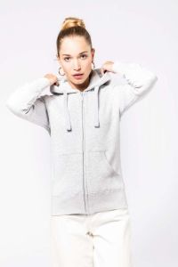  Kariban LADIES' FULL ZIP HOODED SWEATSHIRT