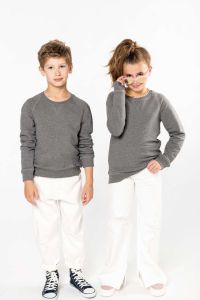  Kariban KIDS' ORGANIC RAGLAN SLEEVE SWEATSHIRT