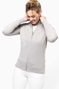  Kariban LADIES' FULL ZIP  CARDIGAN