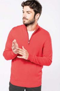  Kariban MEN'S ZIP NECK JUMPER