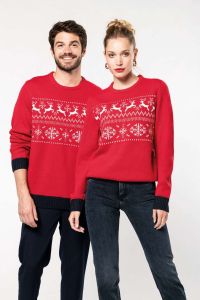  Kariban REINDEER MOTIF JUMPER