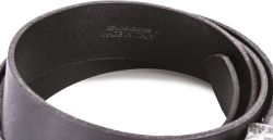  K-UP RAW EDGE LEATHER BELT - 35MM