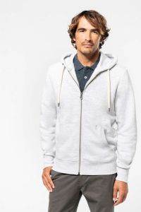  Kariban MENS VINTAGE ZIPPED HOODED SWEATSHIRT