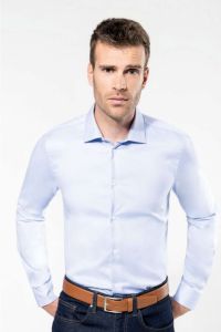  Kariban Premium MEN'S PINPOINT OXFORD LONG-SLEEVED SHIRT