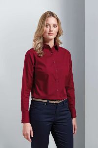  Premier WOMEN'S LONG SLEEVE POPLIN BLOUSE