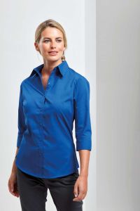  Premier WOMEN'S POPLIN 3/4 SLEEVE BLOUSE