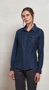  Premier WOMEN'S JEANS STITCH DENIM SHIRT