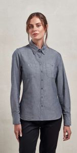  Premier WOMEN'S ORGANIC CHAMBRAY FAIRTRADE SHIRT