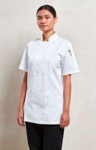  Premier WOMEN'S SHORT SLEEVE CHEF'S JACKET