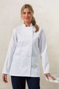  Premier LADIES LONG SLEEVE CHEFS JACKET