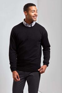  Premier MEN'S CREW NECK COTTON RICH KNITTED SWEATER