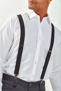  Premier CLIP-ON TROUSER BRACES/SUSPENDERS