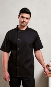  Premier 'ESSENTIAL' SHORT SLEEVE CHEF'S JACKET