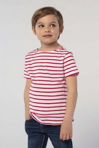  SOL'S SOL'S MILES KIDS - ROUND NECK STRIPED T-SHIRT