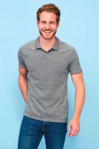  SOL'S SOL'S PANAME MEN - HEATHER POLO SHIRT